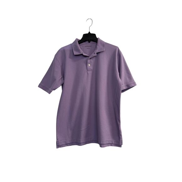 Croft & Barrow Men's Classic Purple Polo Shirt - Size L - Picture 2 of 6